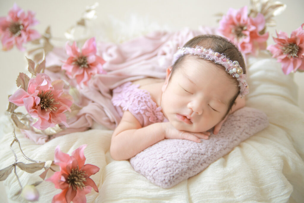 ポージング×ベッド・かご01