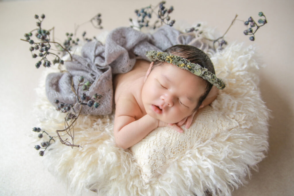 ポージング×ベッド・かご03