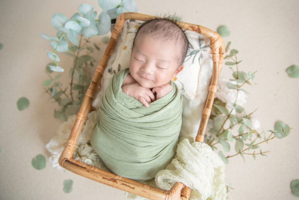 おくるみ×ベッド01